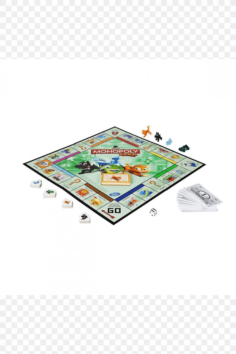 Monopoly Junior Board Game Hasbro, PNG, 1200x1800px, Monopoly Junior, Board Game, Chess, Cooperative Board Game, Dice Download Free