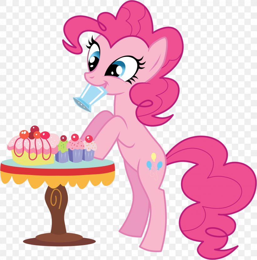Pinkie Pie Pony Horse Character, PNG, 1571x1594px, Watercolor, Cartoon, Flower, Frame, Heart Download Free