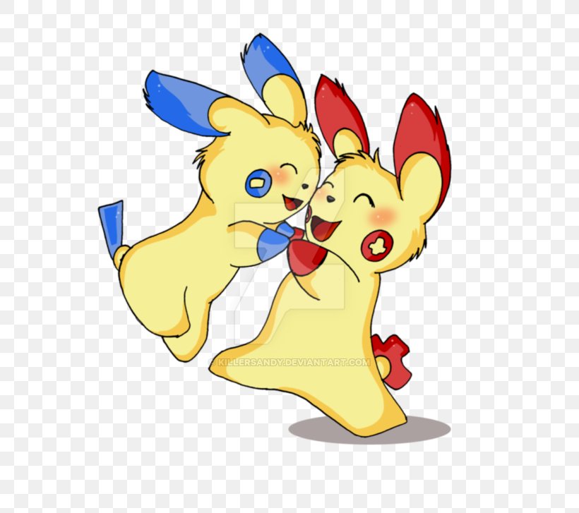 Pokémon GO Minun Plusle Pikachu, PNG, 600x727px, Watercolor, Cartoon, Flower, Frame, Heart Download Free