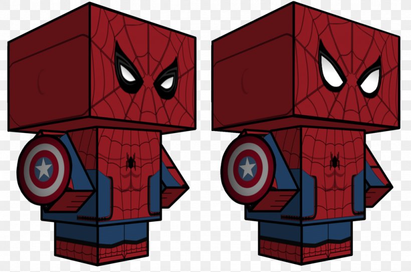 Spider-Man Captain America Paper Model Box, PNG, 1024x677px, Spiderman, Art, Box, Captain America, Captain America Civil War Download Free