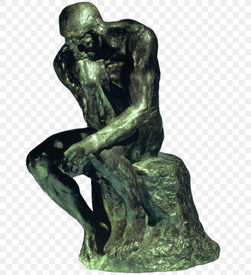 The Thinker Bronze Sculpture Statue, PNG, 662x896px, Thinker, Art ...