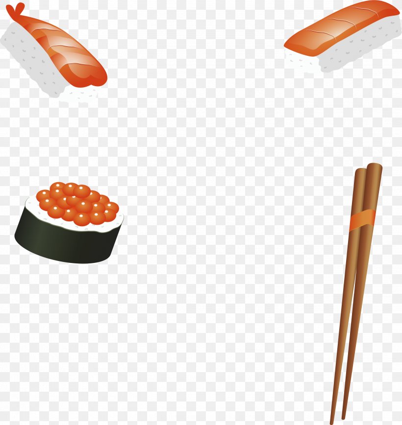 Sushi Japanese Cuisine Roe, PNG, 2646x2801px, Sushi, Caviar, Chopsticks, Cuisine, Designer Download Free