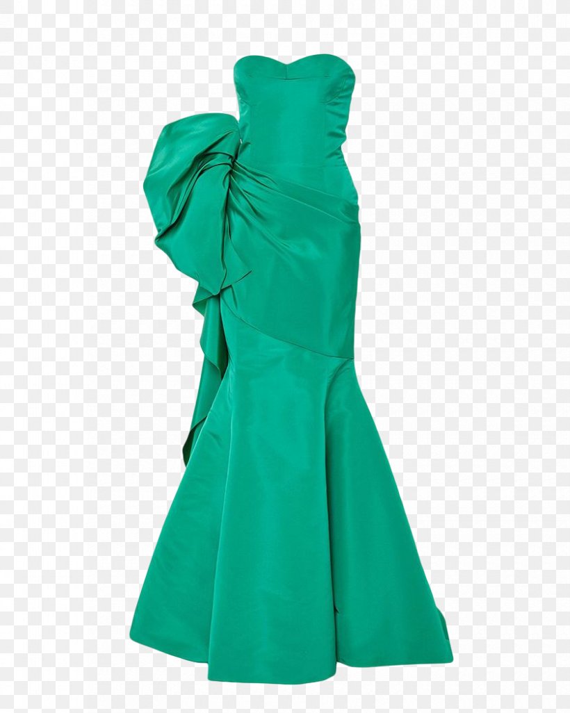 Green Dress Evening Gown Ruffle, PNG, 840x1052px, Green, Aqua, Clothing, Cocktail Dress, Day Dress Download Free