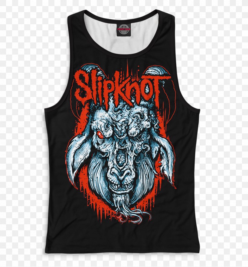 Goat Knotfest Slipknot T-shirt Iowa, PNG, 1115x1199px, 5 The Gray Chapter, Goat, Active Tank, Black, Brand Download Free