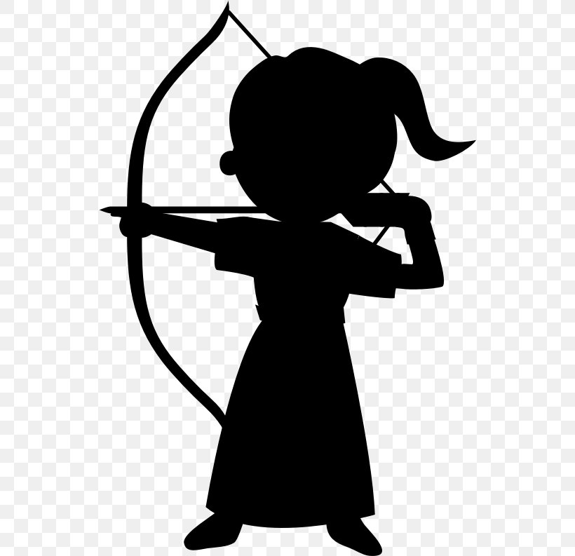 Clip Art Silhouette Character Line Fiction, PNG, 538x793px, Silhouette, Archery, Black M, Blackandwhite, Character Download Free
