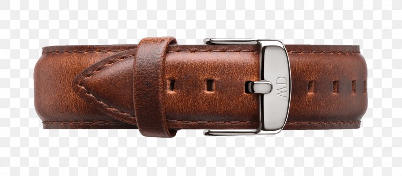 Daniel Wellington Dapper St Mawes Leather Watch Strap, PNG, 1200x526px, Daniel Wellington, Belt, Belt Buckle, Brown, Buckle Download Free