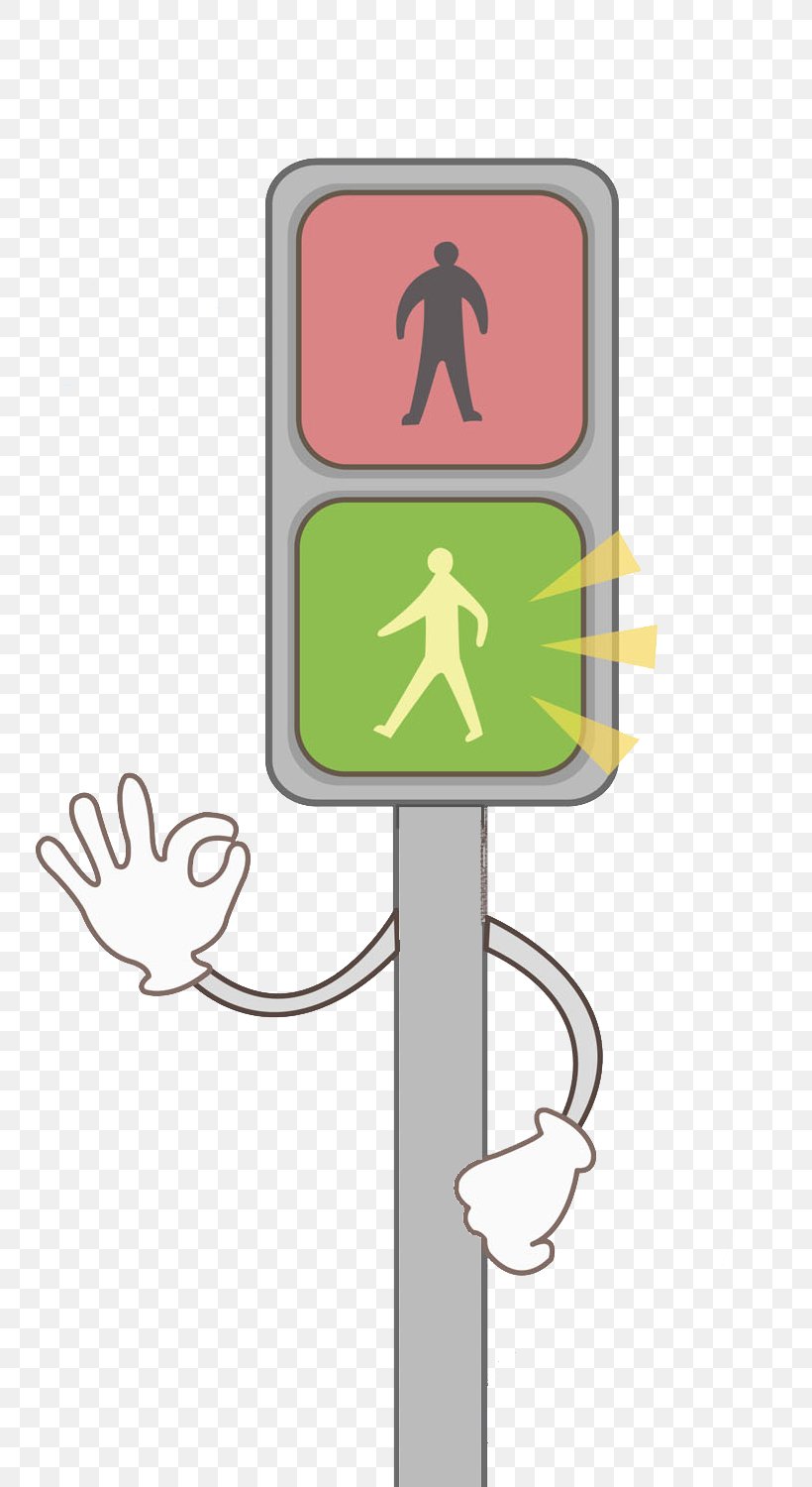 Green Cartoon Traffic Light Illustration, PNG, 800x1500px, Green, Cartoon, Railway Signal, Road, Sign Download Free