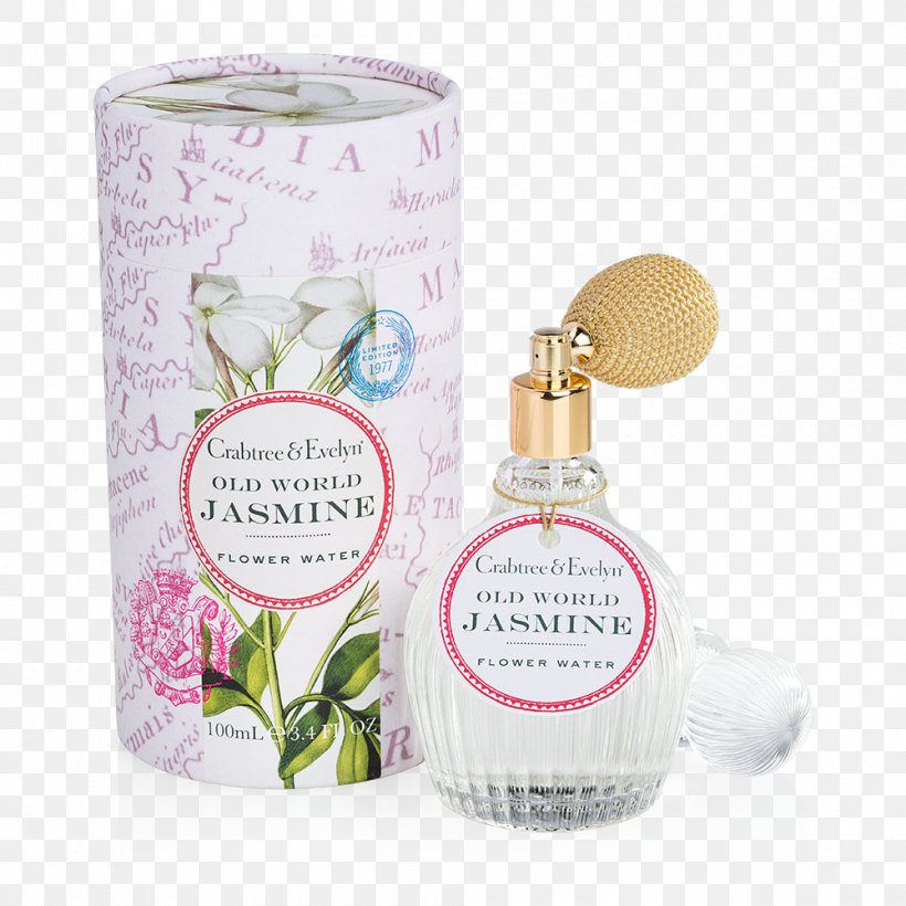 Perfume Old World Jasmine Eau De Toilette Hungary Water, PNG, 1000x1000px, Perfume, Aroma Compound, Cosmetics, Crabtree Evelyn, Eau De Cologne Download Free
