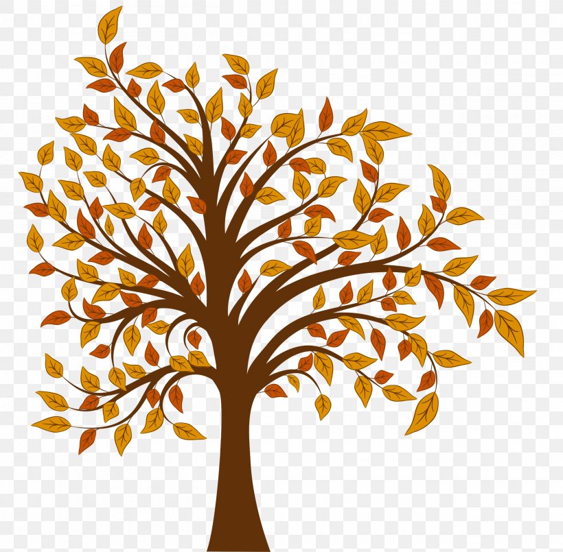 Tree Autumn Clip Art, PNG, 2520x2474px, Tree, Autumn, Branch, Can Stock Photo, Flower Download Free