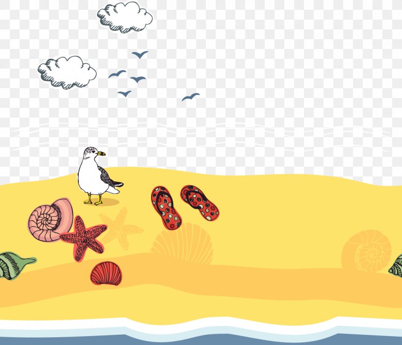 Beach Cartoon Illustration, PNG, 1134x974px, Beach, Animation, Area, Art, Cartoon Download Free