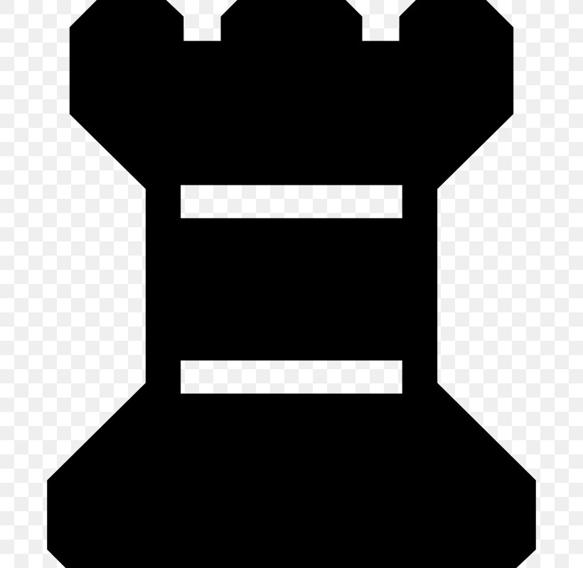 Chess Piece Rook Draw Bishop, PNG, 800x800px, Chess, Bishop, Black, Black And White, Castling Download Free