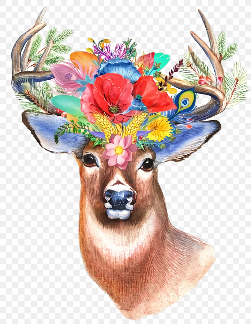 Reindeer, PNG, 1118x1440px, Deer, Antler, Craft, Elk, Embroidery Download Free