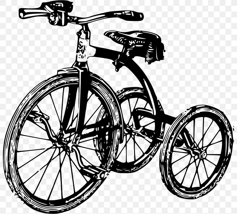 Tricycle Bicycle Clip Art, PNG, 800x742px, Tricycle, Automotive Design, Automotive Tire, Bicycle, Bicycle Accessory Download Free