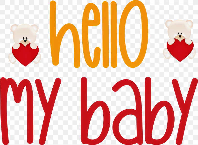 Hello My Baby Valentines Day Quote, PNG, 3000x2206px, Hello My Baby, Baby Shower, Infant, Logo, Pregnancy Download Free
