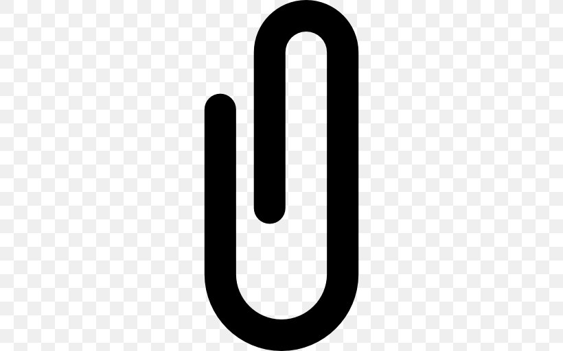 Paper Clip Symbol Email Attachment, PNG, 512x512px, Paper Clip, Email Attachment, Filename Extension, Interface, Number Download Free