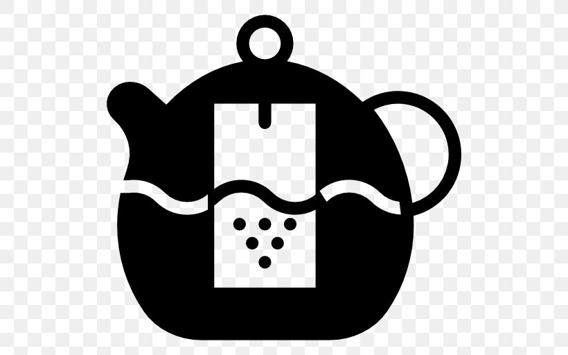 Teapot Iced Tea Clip Art, PNG, 512x512px, Teapot, Black, Black And White, Black Tea, Drinkware Download Free