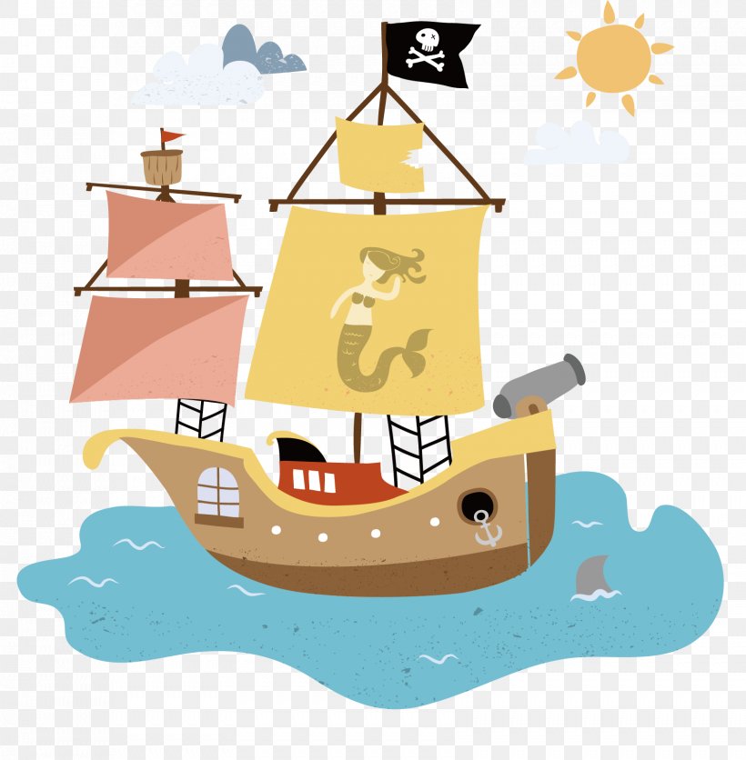 Vector Graphics Piracy Ship Transport Euclidean Vector, PNG, 1681x1715px, Piracy, Art, Boat, Drawing, Party Download Free