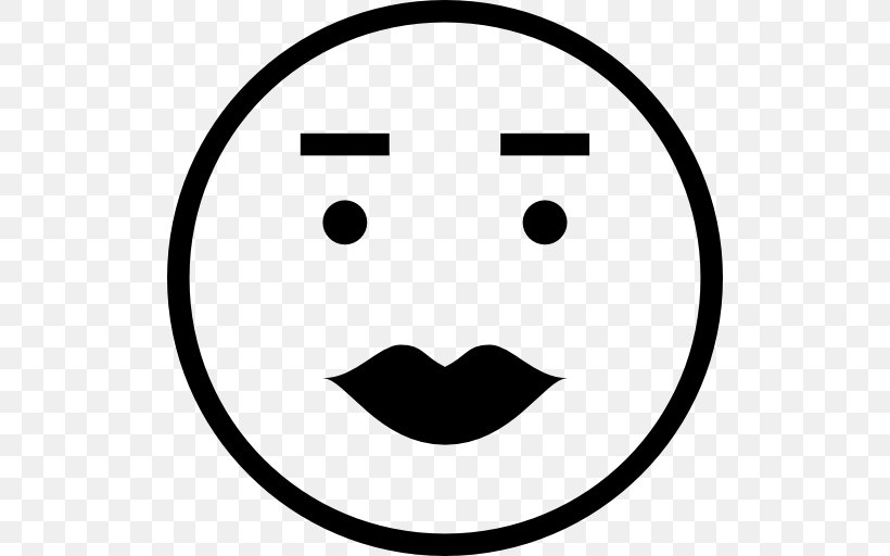 Smiley Emoticon Symbol Wink, PNG, 512x512px, Smiley, Area, Black, Black And White, Emoticon Download Free