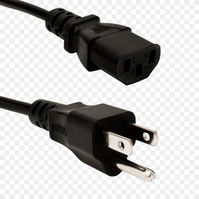 AC Adapter AC Power Plugs And Sockets Power Cord Power Converters, PNG, 1001x1001px, Ac Adapter, Ac Power Plugs And Sockets, Adapter, Alternating Current, Cable Download Free