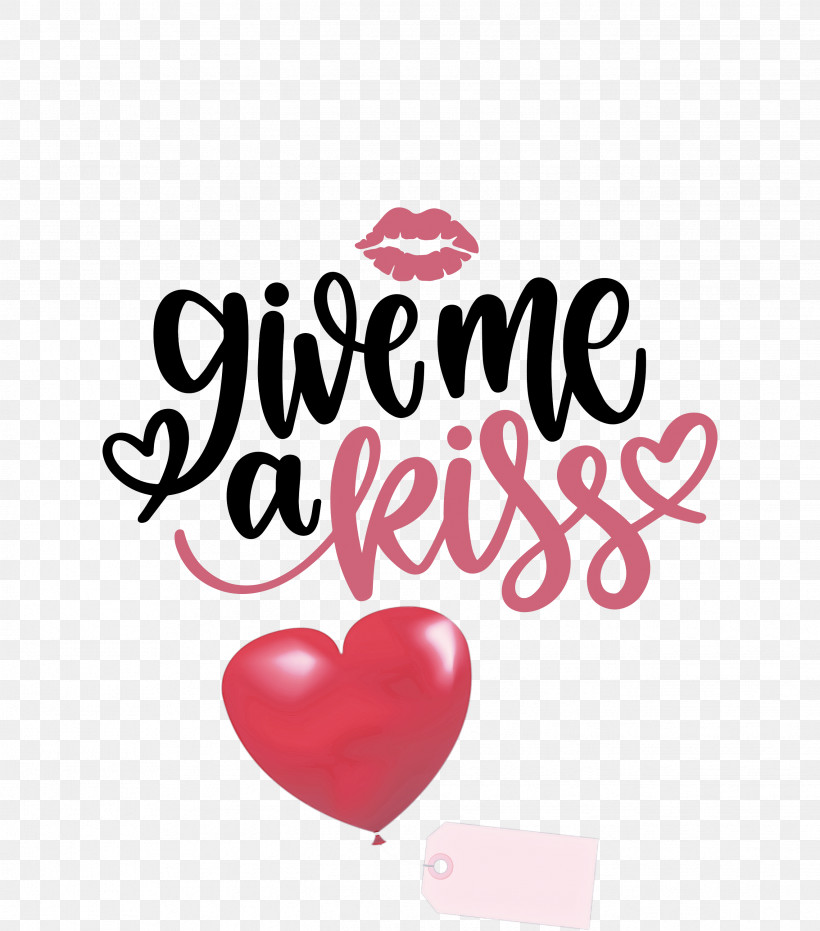 Give Me A Kiss Valentines Day Love, PNG, 2641x3000px, Valentines Day, Heart, Kiss, Logo, Love Download Free
