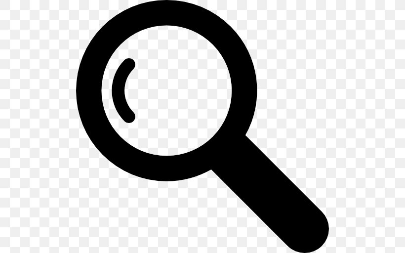 Magnifying Glass Magnification, PNG, 512x512px, Magnifying Glass, Black And White, Glass, Magnification, Magnifier Download Free