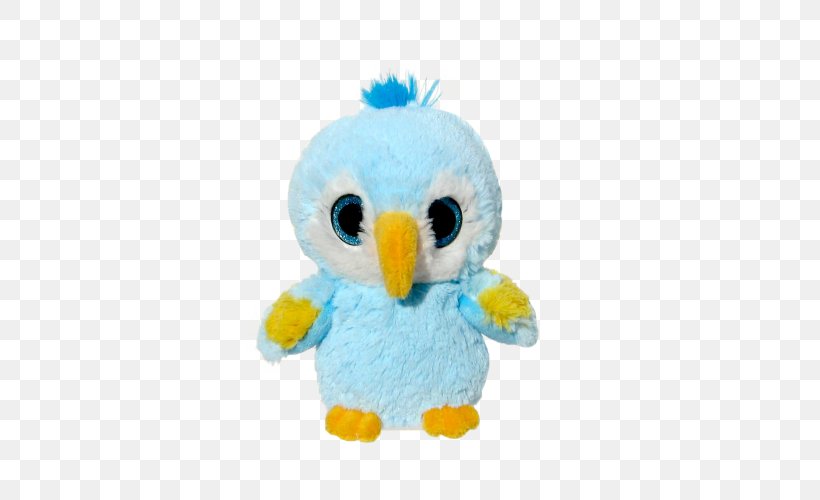 Stuffed Animals & Cuddly Toys Parrot Plush Blue-and-yellow Macaw, PNG, 500x500px, Stuffed Animals Cuddly Toys, Beak, Bird, Bird Of Prey, Blueandyellow Macaw Download Free