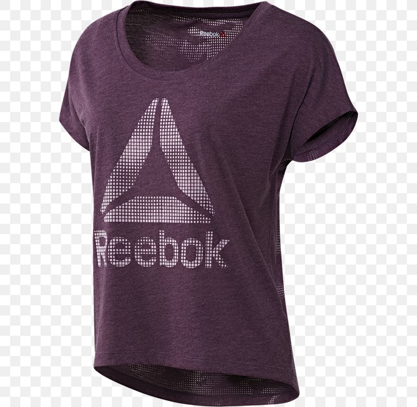 T-shirt Sleeve Reebok Neck, PNG, 800x800px, Tshirt, Active Shirt, Jersey, Neck, Purple Download Free