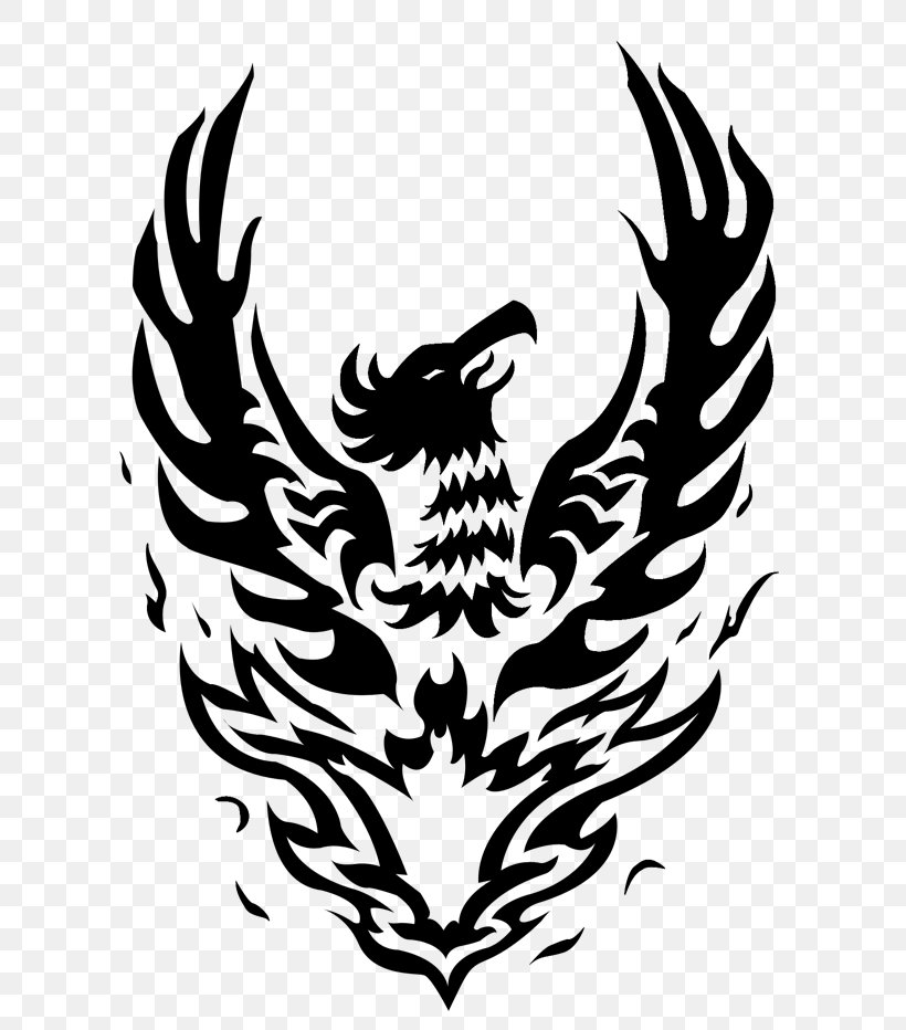 Tattoo Ambigram Phoenix Clip Art, PNG, 674x932px, Tattoo, Ambigram, Art, Beak, Bird Download Free