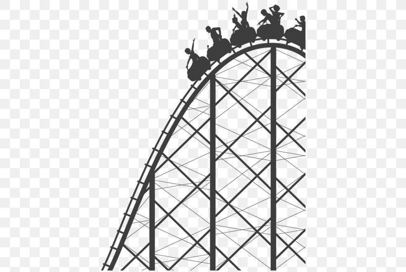 The Roller Coaster Wall Decal Trimper's Rides Amusement Park, PNG, 800x550px, Roller Coaster, Amusement Park, Area, Black And White, Decal Download Free