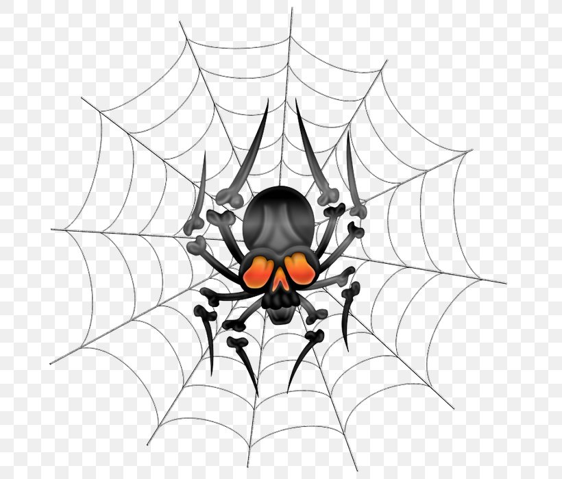 Widow Spiders Spider Web Clip Art, PNG, 700x699px, Widow Spiders, Arachnid, Arthropod, Artwork, Black And White Download Free