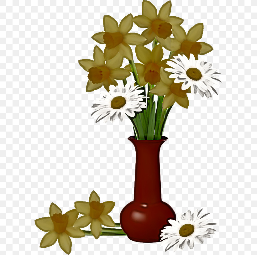 Floral Design, PNG, 600x814px, Flowerpot, Daffodil, Floral Design, Flower, Flower Garden Download Free