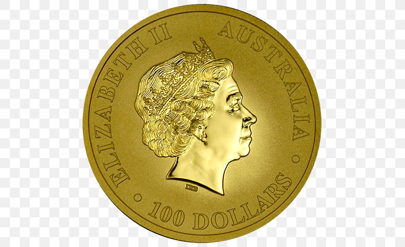 Gold Coin Australian Gold Nugget Metal, PNG, 500x500px, Coin, Australian Gold Nugget, Australian One Dollar Coin, Bronze Medal, Bullion Coin Download Free