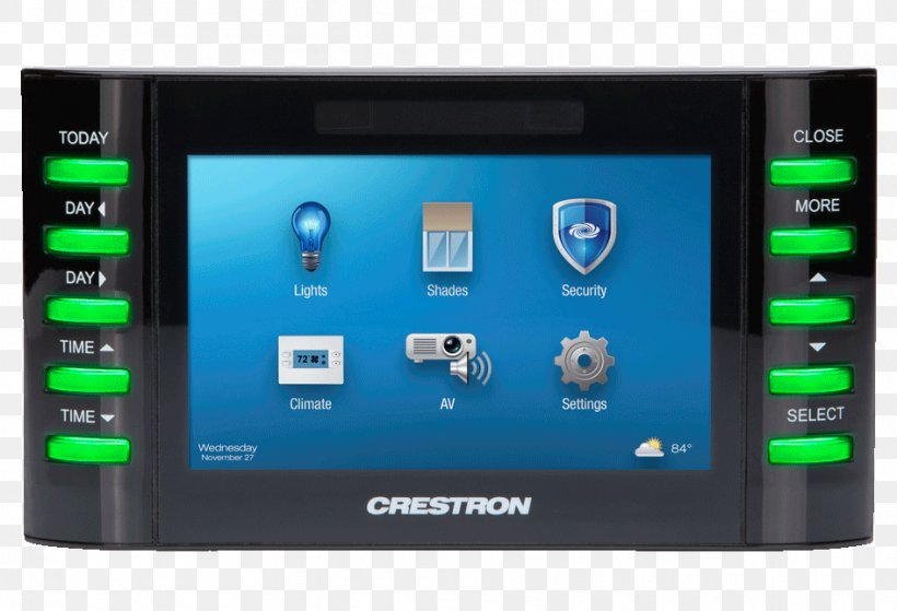 Home Automation Kits Touchscreen Control System Information, PNG, 945x645px, Home Automation Kits, Automation, Computer Monitors, Control System, Crestron Electronics Download Free