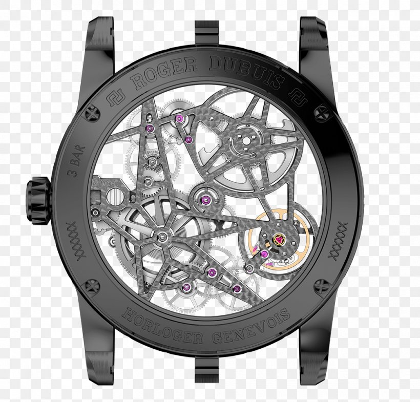 Skeleton Watch Roger Dubuis Clock Tourbillon, PNG, 1008x966px, Watch, Automatic Watch, Clock, Horology, Jaegerlecoultre Download Free