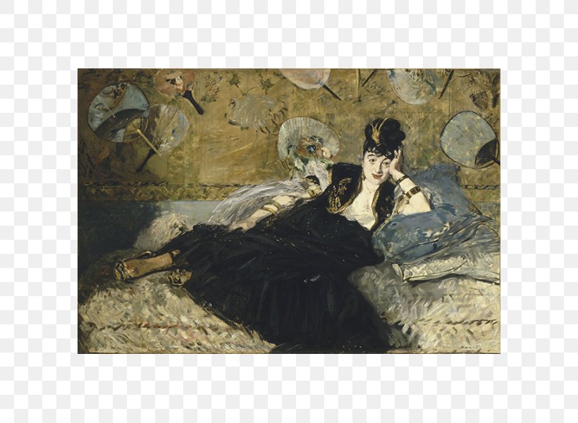 The Lady With Fans, Portrait Of Nina De Callias Argenteuil Musée D'Orsay Oil Painting Reproduction Impressionism, PNG, 600x600px, Argenteuil, Art, Artist, Canvas, Impressionism Download Free
