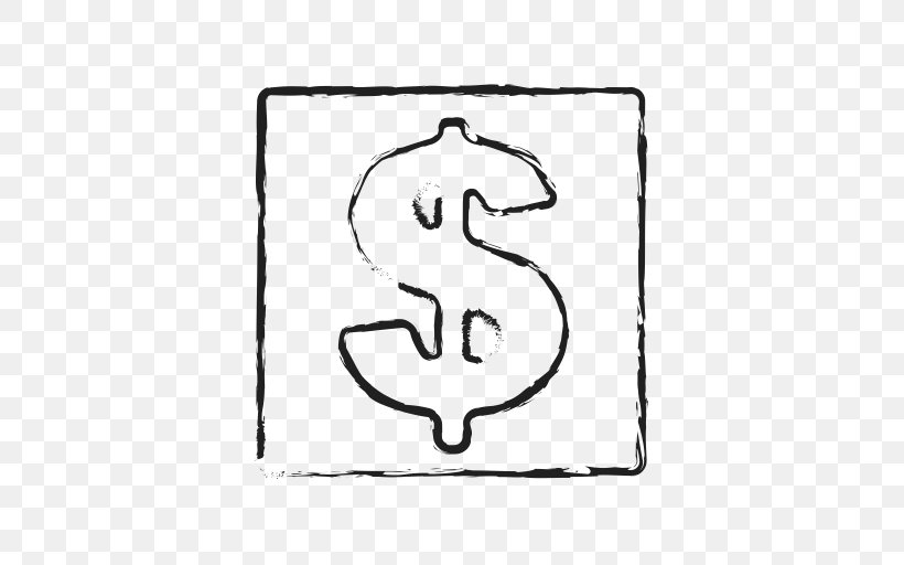 United States Dollar Money Exchange Rate, PNG, 512x512px, United States Dollar, Area, Bank, Black, Black And White Download Free