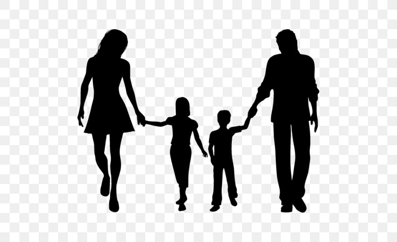 Family Child Parent Clip Art, PNG, 500x500px, Family, Adoption, Black, Black And White, Child Download Free