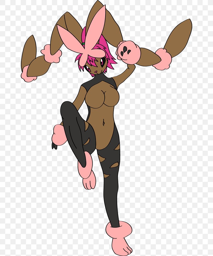 Lopunny Buneary Pokémon Rabbit Image, PNG, 660x985px, Watercolor, Cartoon, Flower, Frame, Heart Download Free