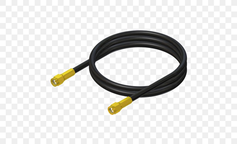 SMA Connector Electrical Cable Electrical Connector Aerials Coaxial Cable, PNG, 500x500px, Sma Connector, Aerials, Cable, Coaxial Cable, Electrical Cable Download Free