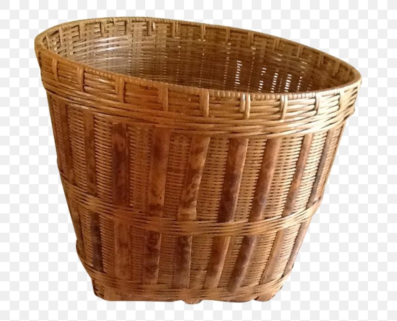 Wicker Basket Wood Hamper Rattan, PNG, 753x662px, Wicker, Bamboo, Basket, Caster, Chairish Download Free