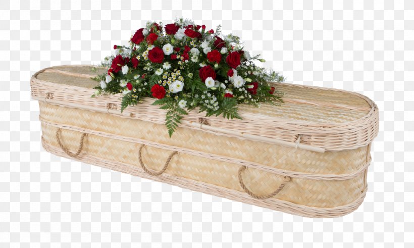 Coffin Bamboo Flower Funeral Basket, PNG, 1000x600px, Coffin, Bamboo, Basket, Coffin Corner, Cotton Download Free