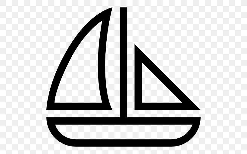 Sailboat Clip Art, PNG, 512x512px, Sailboat, Area, Black And White, Brand, Monochrome Photography Download Free