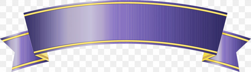 Yellow Purple Violet Line Material Property, PNG, 3000x867px, Arch Ribbon, Electric Blue, Line, Material Property, Paint Download Free
