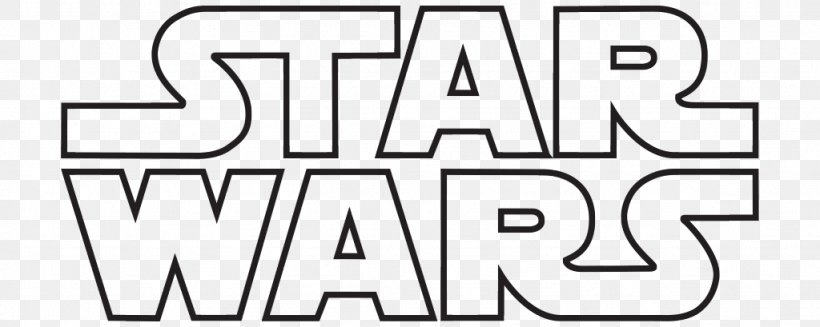 BB-8 Star Wars Anakin Skywalker Logo, PNG, 1024x409px, Star Wars, Anakin Skywalker, Area, Black And White, Brand Download Free