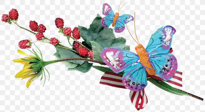 Butterfly Floral Design Flower Bouquet, PNG, 2590x1412px, Butterfly, Butterflies And Moths, Cut Flowers, Flora, Floral Design Download Free
