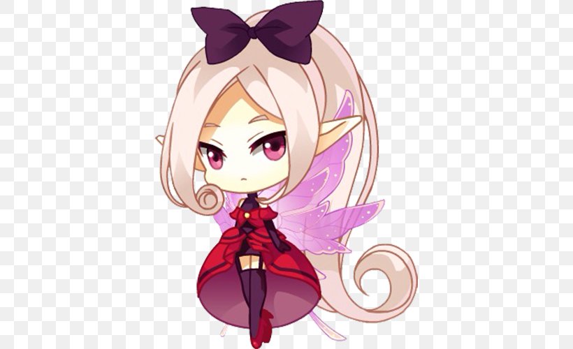Q-version Seer Elf Character Designer Baidu Knows, PNG, 500x500px, Watercolor, Cartoon, Flower, Frame, Heart Download Free