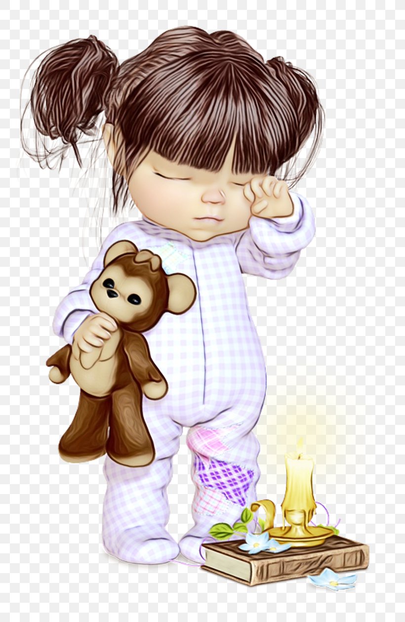Teddy Bear, PNG, 800x1259px, Watercolor, Brown Hair, Cartoon, Cheek, Child Download Free