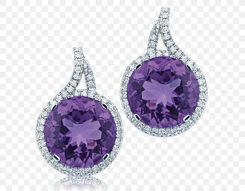 Amethyst Earring Jewellery Gemstone Diamond, PNG, 640x640px, Amethyst, Aquamarine, Blingbling, Body Jewellery, Body Jewelry Download Free