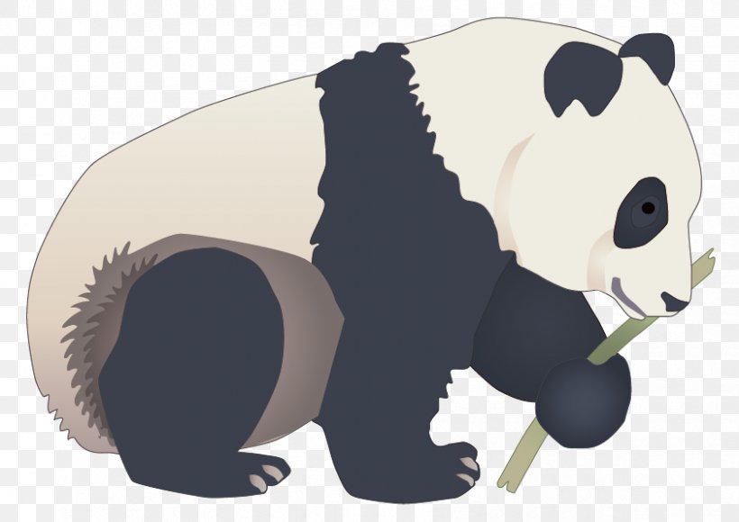 Giant Panda Red Panda, PNG, 842x596px, Giant Panda, Bamboo, Bear, Carnivoran, Cartoon Download Free