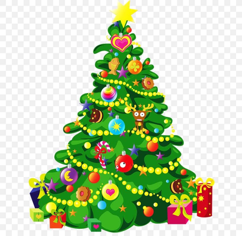 Christmas Tree Cartoon Clip Art, PNG, 636x800px, Christmas Tree, Cartoon, Christmas, Christmas Decoration, Christmas Lights Download Free